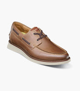 Launch Moc Toe Elastic Lace Boat Shoe | Florsheim Men