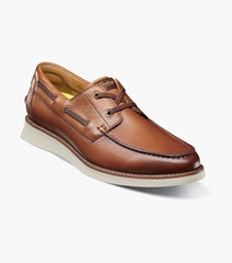 Launch Moc Toe Elastic Lace Boat Shoe | Florsheim Men