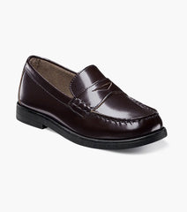 Croquet Jr. Boys Moc Toe Penny Loafer | Florsheim Kids