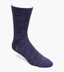 Heather Stripe Mens Crew Dress Socks | Florsheim Accessories