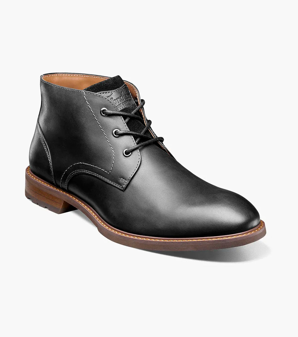 Lodge Plain Toe 3-Eye Chukka Boot | Florsheim Men