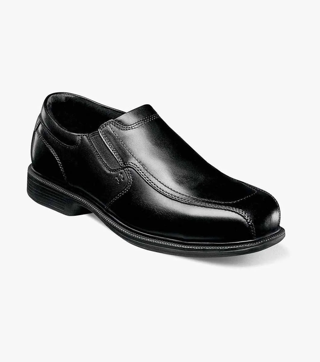 Coronis Work Steel Toe Black Bike Toe Slip On | Florsheim Men